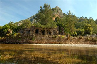 Ruins of ancient city of Olympos