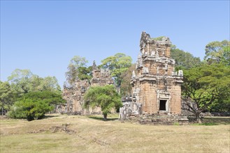 Prasat Suor Prat towers in Angkor Thom
