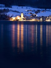 Lake Wolfgang at Christmas time