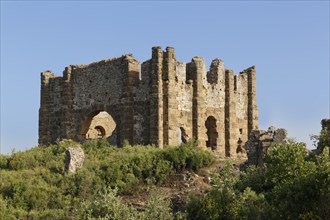 Basilica in the ancient city of Aspendos