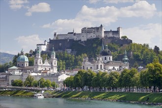 Historic centre with Hohensalzburg Fortress and Salzburg Cathedral