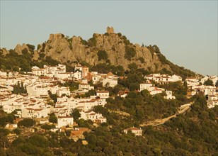 The White Town of Gaucin below a Moorish fort