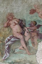Venus figure and putto