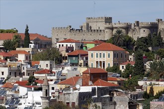 Cityscape with the Palace of the Grand Master of the Knights of Rhodes