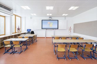 Classroom of a middle school