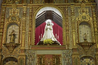 Altar of the Parish Church of Nuestra Senora de Regla in Pajara