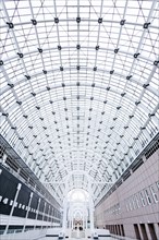 Glass roof of the Galleria exhibition hall at the Frankfurt Messe