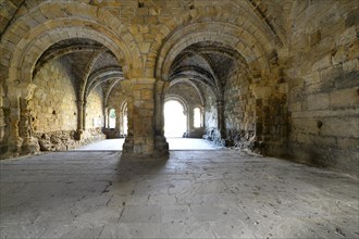 Chapter house of Kirkstall Abbey
