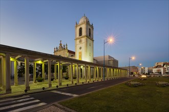 Cathedral of Aveiro or Church of St. Dominic at dusk