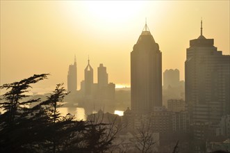 Skyline by the sea in Qingdao