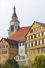 View of the historic town centre of Tubingen