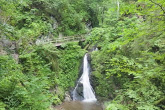 Waterfall in the Lotenbachklamm gorge