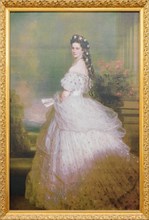 Painting of Empress Sisi or Empress Elisabeth of Austria