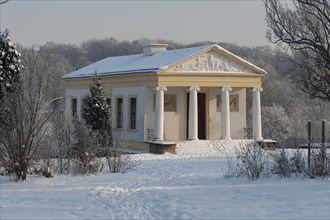 Roman Villa in the snow