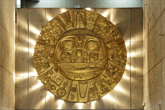 Golden Inca artefact in the National Museum