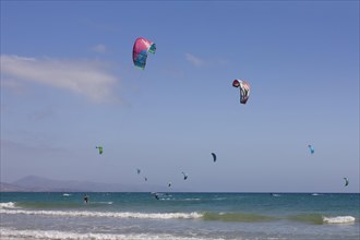 Kitesurfing at Playa Bajo Negro beach