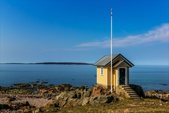 A small beachhouse located at the coast