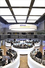 Trading floor of the Frankfurt Stock Exchange