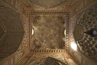 Ceiling in the Abdul Aziz Khan or Abdulaziz Khan Madrassah