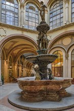 Donaunixen fountain in the Palais Ferstel