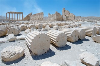 Temple of Bel in the ancient city of Palmyra