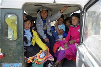 Children in an SUV