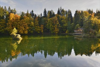 Lake Berglsteinersee in autumn
