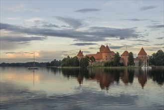 Trakai Island Castle in Lake Galve