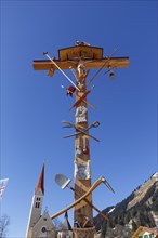 Crucifix in front of the Parish Church