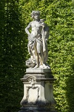 Decorative male statue