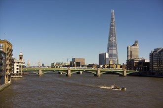 River Thames with 'The Shard' or 'Shard of Glass' at back