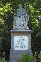 Monument to the musician Franz Schubert