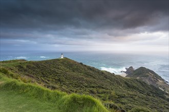 Lighthouse at Cape Reinga at dawn