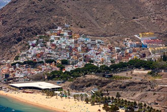 Village of San Andres with the Playa de las Teresitas beach