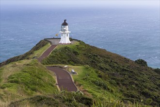 Lighthouse on the north-westernmost point of New Zealand