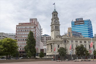 Aotea Square with the historic Town Hall building