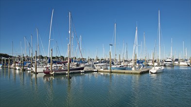 Boats in the harbour of Bayswater