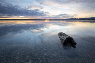 Early morning on Lake Starnberg near Seeshaupt