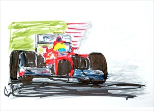 Formula 1 racing car