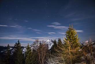 Panoramic view with stars