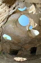 Windows of a cave