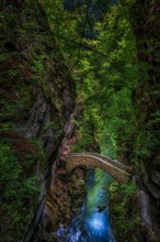 The old stone bridge near Saut de Brot