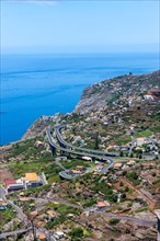 View of Quinta Grande with the motorway on the coast towards Funchal