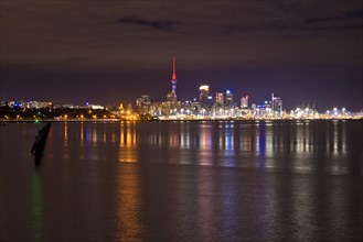 Auckland Central Business District or Auckland CBD from Okahu Bay