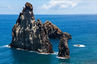 Ilheus da Rib rock formations on the cliff coast of Ribeira da Janela