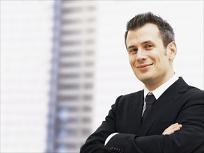 Businessman in an office