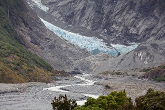 Glacier tongue of the Franz Josef Glacier
