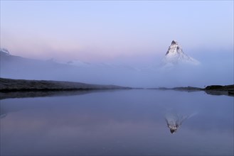 Matterhorn shrouded in mist