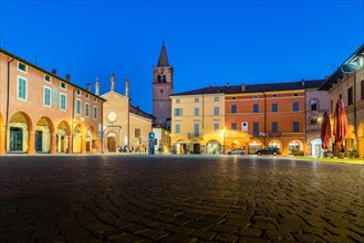 Piazza Giuseppe Verdi with Church of San Bartolomeo and Casa Barezzi