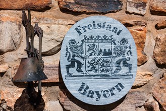 Sign 'Freistaat Bayern'